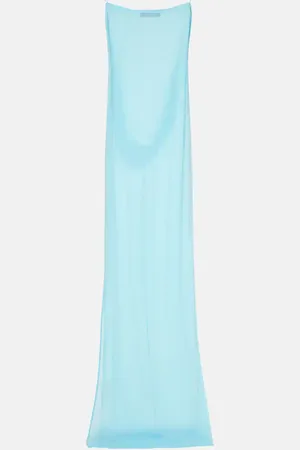 Jacquemus The Ameno silk-blend gown