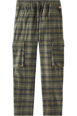 Il gufo Checked cargo pants