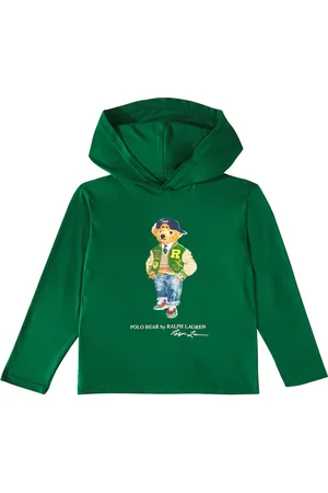 Ralph Lauren Polo Bear cotton jersey hoodie