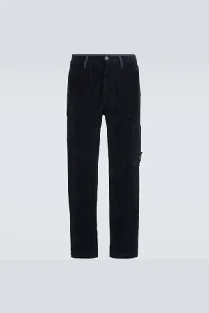 Stone Island Compass cotton corduroy cargo pants