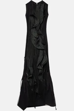 MATICEVSKI Hedone fringed ruffled gown