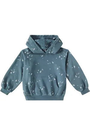 Rylee + Cru Paisley cotton jersey hoodie