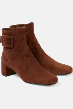 Roger Vivier Tres Vivier Polly suede ankle boots