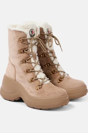 Moncler Resile Trek suede lace-up boots