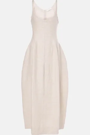 FAITHFULL THE BRAND Sanne linen corset dress