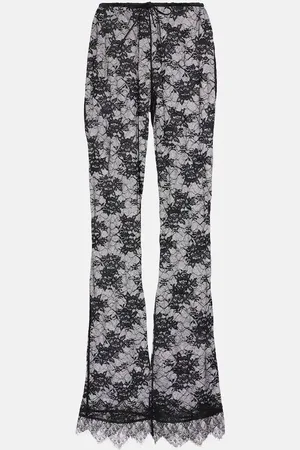 Oseree OsÃ©ree Lace wide-leg pants