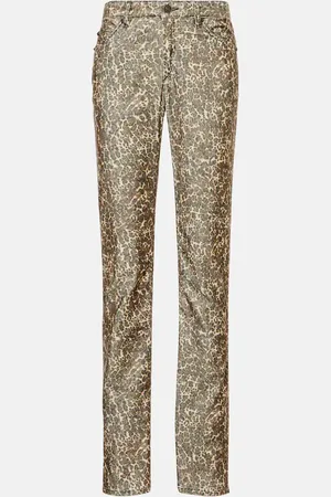 Isabel Marant Ferni cotton corduroy straight pants