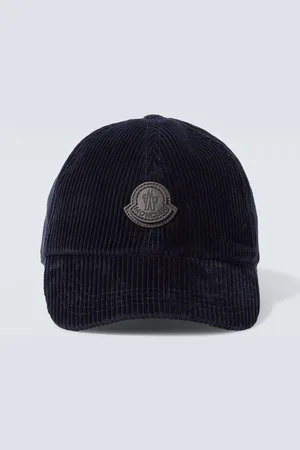 Moncler Logo cotton corduroy baseball cap