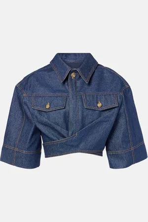 Jacquemus Le Haut De-NÃ®mes denim crop top