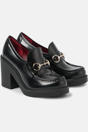 Gucci Horsebit leather loafer pumps