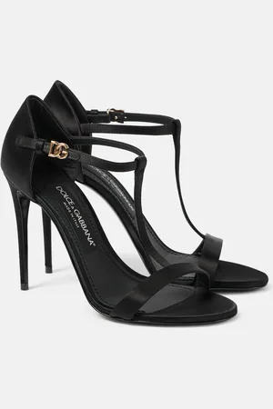 Dolce & Gabbana T-bar satin sandals