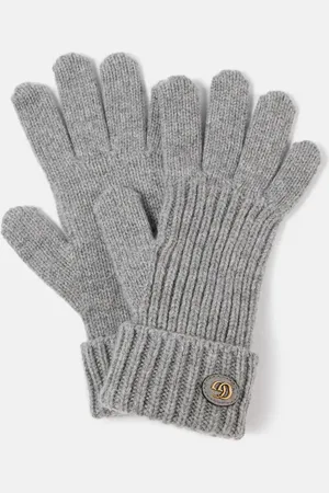 Gucci Double G wool and cashmere gloves