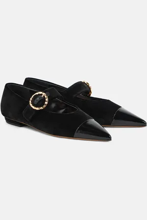 ULLA JOHNSON Kiki suede Mary Jane shoes