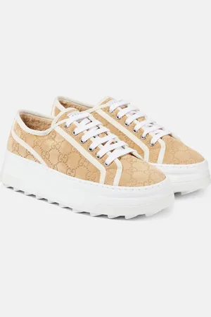 Gucci Tennis Trek GG suede platform sneakers
