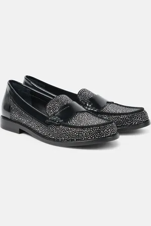 Robert Clergerie Roy embellished leather loafers