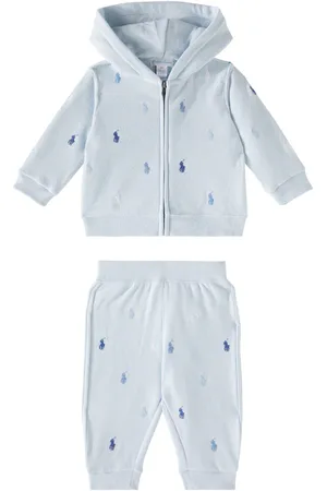 Ralph Lauren Baby cotton-blend hoodie and sweatpants set
