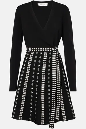 Diane von Furstenberg Chelsea pleated minidress