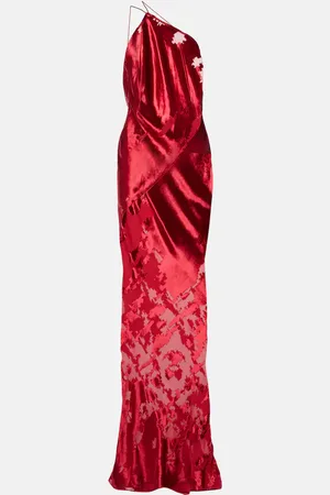 The Sei One-shoulder silk gown