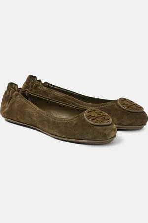 Tory Burch Minnie Travel suede ballet flats