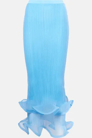Simkhai Kelso ruffled midi skirt