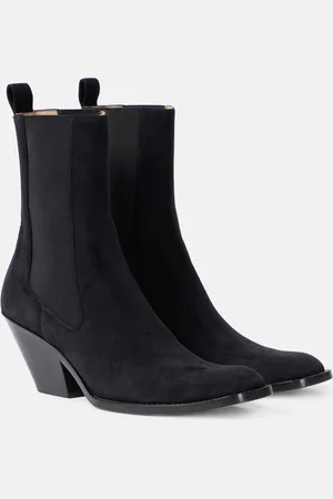 Khaite Austin 60 suede ankle boots