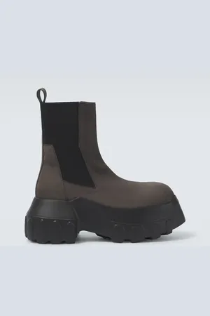 Rick Owens Beatle leather biker boots