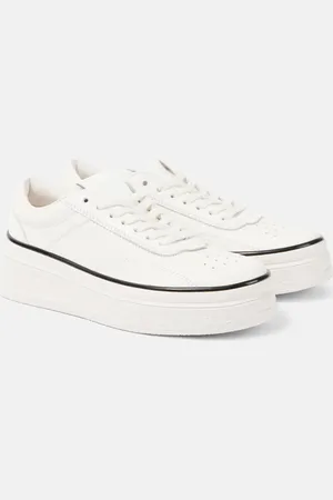 Jil Sander Leather platform sneakers