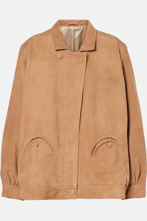 Blazé Milano BlazÃ© Milano Cleo suede bomber jacket