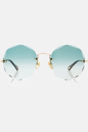 Chloé ChloÃ© Scalloped round sunglasses