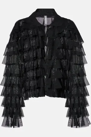 Norma Kamali Oversized ruffled jacket