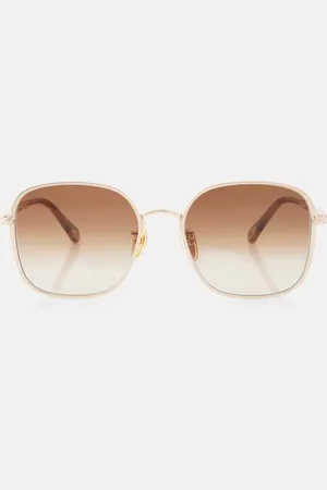 Chloé ChloÃ© Scalloped square sunglasses