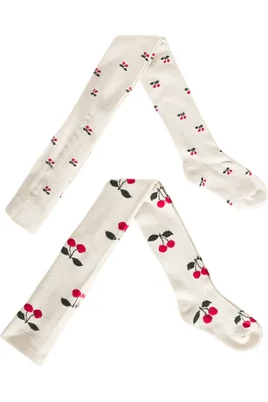 Konges Sløjd Konges SlÃ¸jd Set of 2 cotton-blend jacquard tights