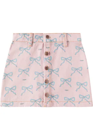 Tiny Cottons Bow cotton skirt