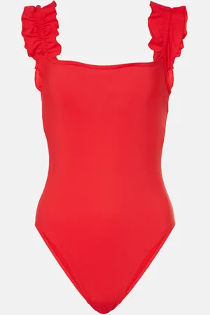 Karla Colletto Willow ruffled swimsuit