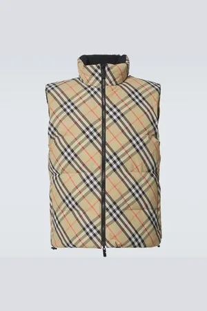 Burberry Check down vest