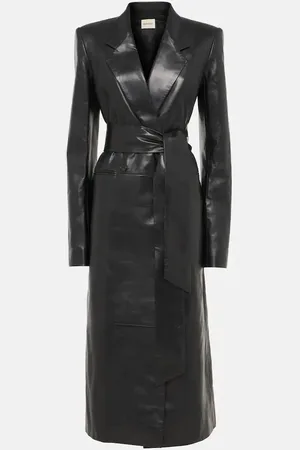 Khaite Lolo leather coat