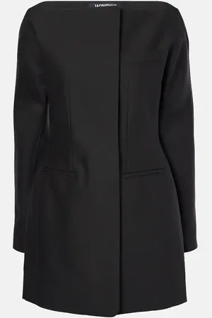 Jacquemus Spalla wool and silk minidress