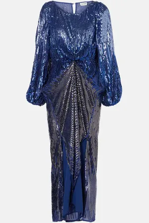 RIXO London Coco sequined midi dress