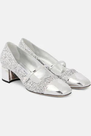 Jimmy Choo Elisa 45 glitter pumps