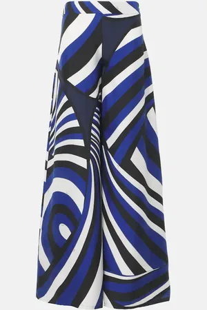 Puccini Iride silk twill palazzo pants