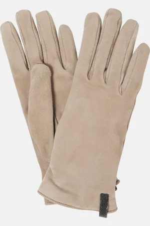 Brunello Cucinelli Suede gloves
