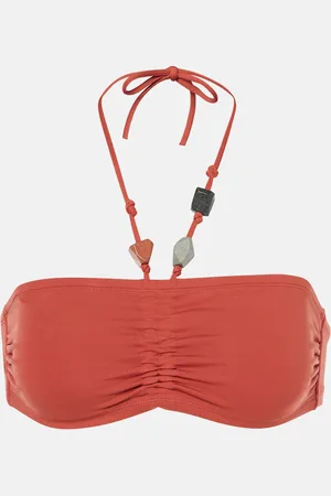 ERES Polaris halterneck beaded bikini top