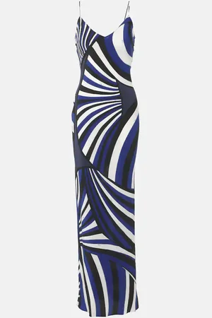 Puccini Iride silk crÃªpe de chine slip dress