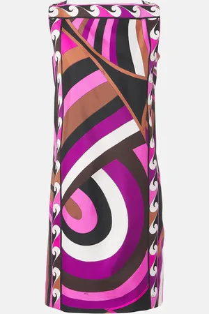 Puccini Iride silk twill minidress