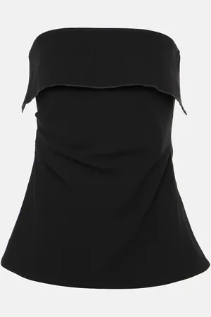 Proenza Schouler Felicity strapless crÃªpe top