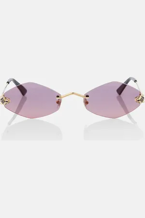 Cartier PanthÃ¨re de Cartier geometric sunglasses