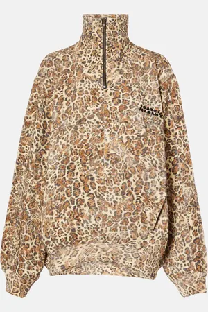 Isabel Marant Wilda leopard-print bomber jacket