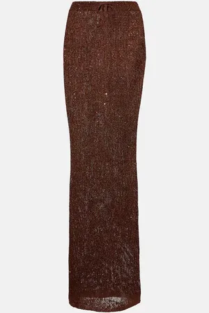Bananhot Alma knitted sequined beach cover-up