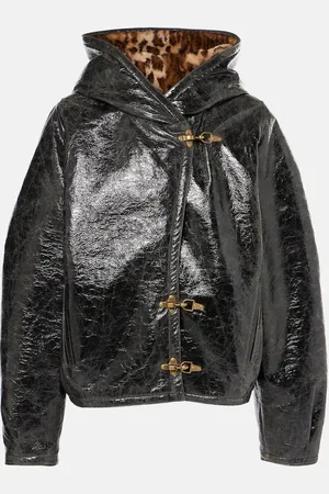 Isabel Marant Lanniya leopard-print faux leather jacket
