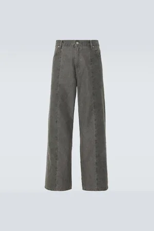 OUR LEGACY Fatigue Cut high-rise wide-leg jeans